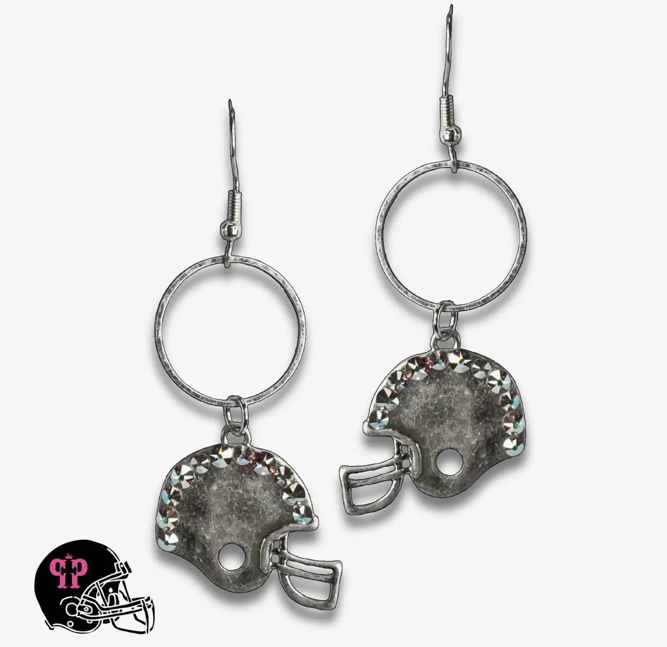 Football Helmet Game Day Earrings - CountryFide Custom Accessories and Outdoors