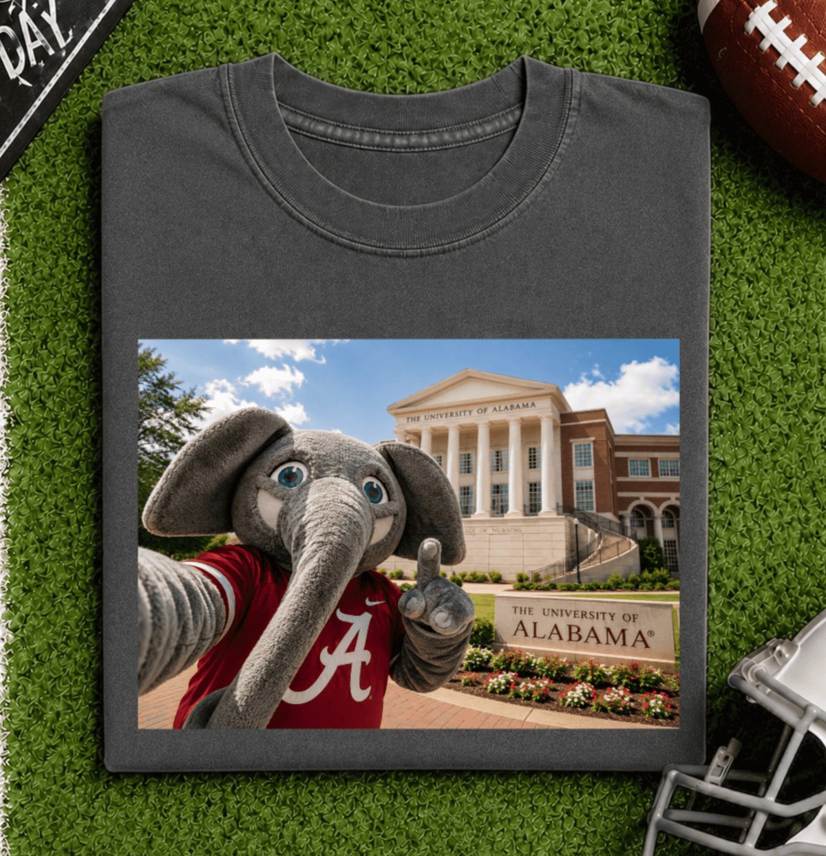 FOOTBALL SELFIE TEE - CountryFide Custom Accessories and Outdoors