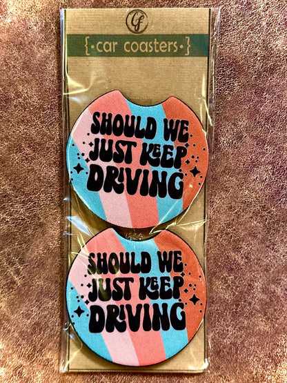 FUNNY SAYINGS CAR COASTERS - CountryFide Custom Accessories and Outdoors