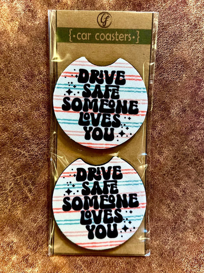 FUNNY SAYINGS CAR COASTERS - CountryFide Custom Accessories and Outdoors