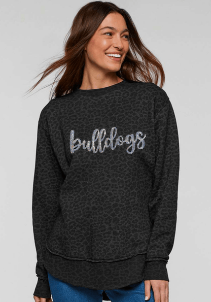 GAMEDAY SEQUIN PATCH LEOPARD FLEECE CREWNECK - ** PREORDER ** - CountryFide Custom Accessories and Outdoors