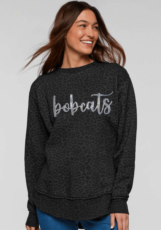GAMEDAY SEQUIN PATCH LEOPARD FLEECE CREWNECK - ** PREORDER ** - CountryFide Custom Accessories and Outdoors