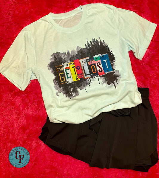 GET LOT LICENSE PLATE TEE - CountryFide Custom Accessories and Outdoors