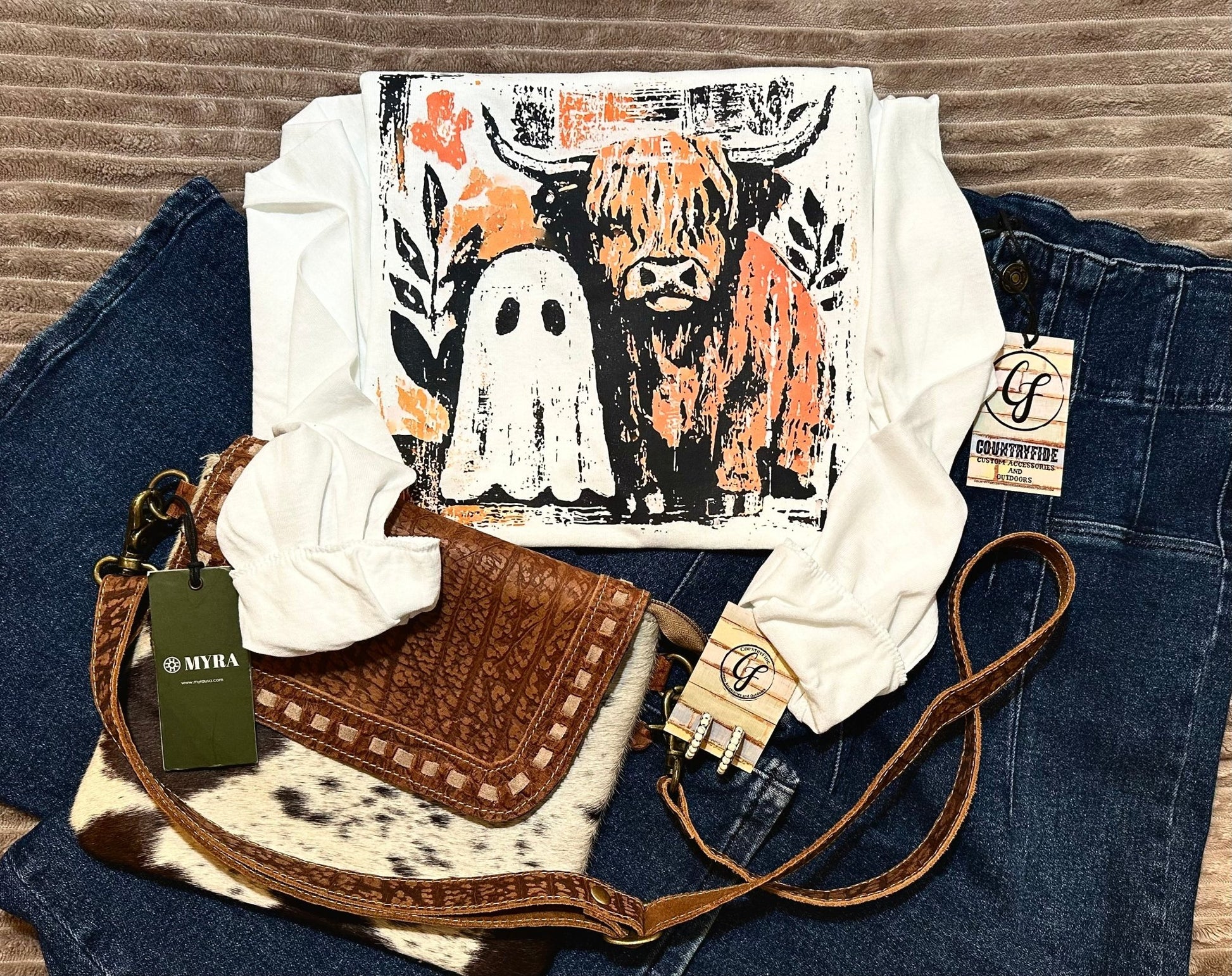 GHOST AND HIGHLAND LONG SLEEVE TEE - CountryFide Custom Accessories and Outdoors