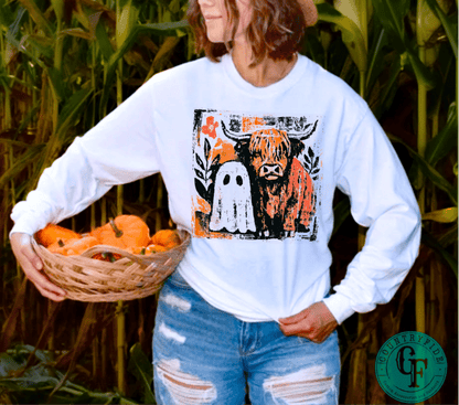 GHOST AND HIGHLAND LONG SLEEVE TEE - CountryFide Custom Accessories and Outdoors