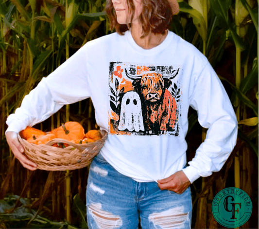 GHOST AND HIGHLAND LONG SLEEVE TEE - CountryFide Custom Accessories and Outdoors