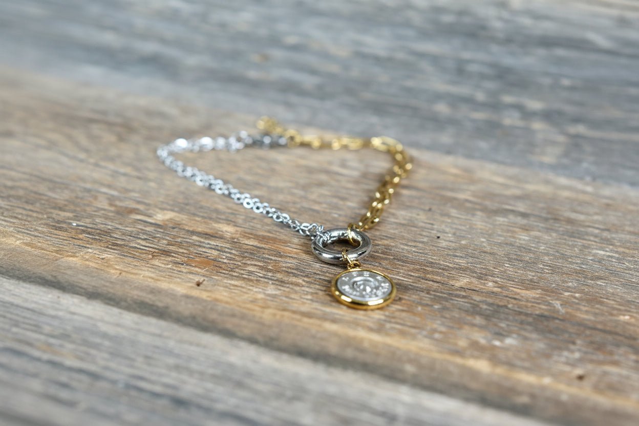 Gold Rush Two-Tone Mixed Metals Bracelet - CountryFide Custom Accessories and Outdoors