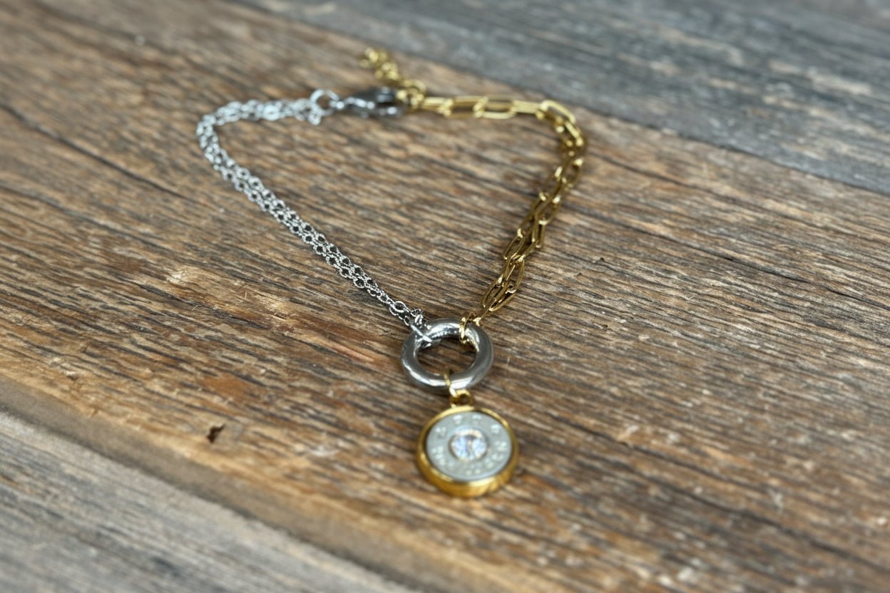 Gold Rush Two-Tone Mixed Metals Bracelet - CountryFide Custom Accessories and Outdoors