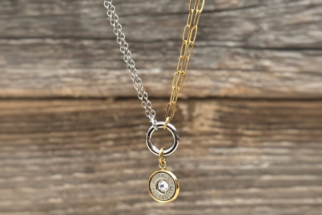 Gold Rush Two-Tone Mixed Metals Necklace - CountryFide Custom Accessories and Outdoors
