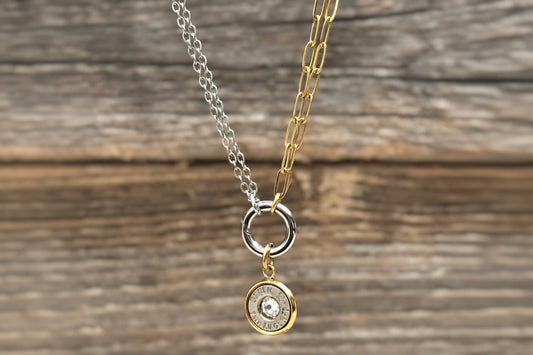 Gold Rush Two-Tone Mixed Metals Necklace - CountryFide Custom Accessories and Outdoors
