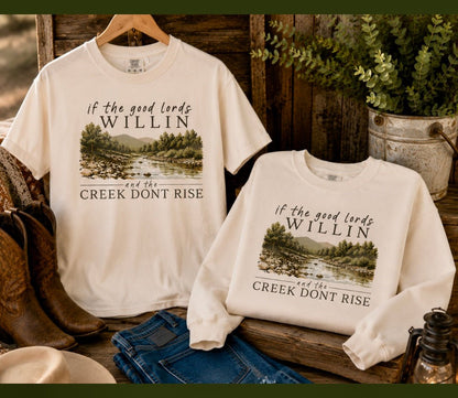 GOOD LORD WILLIN - CC TEE OR SWEATSHIRT - CountryFide Custom Accessories and Outdoors