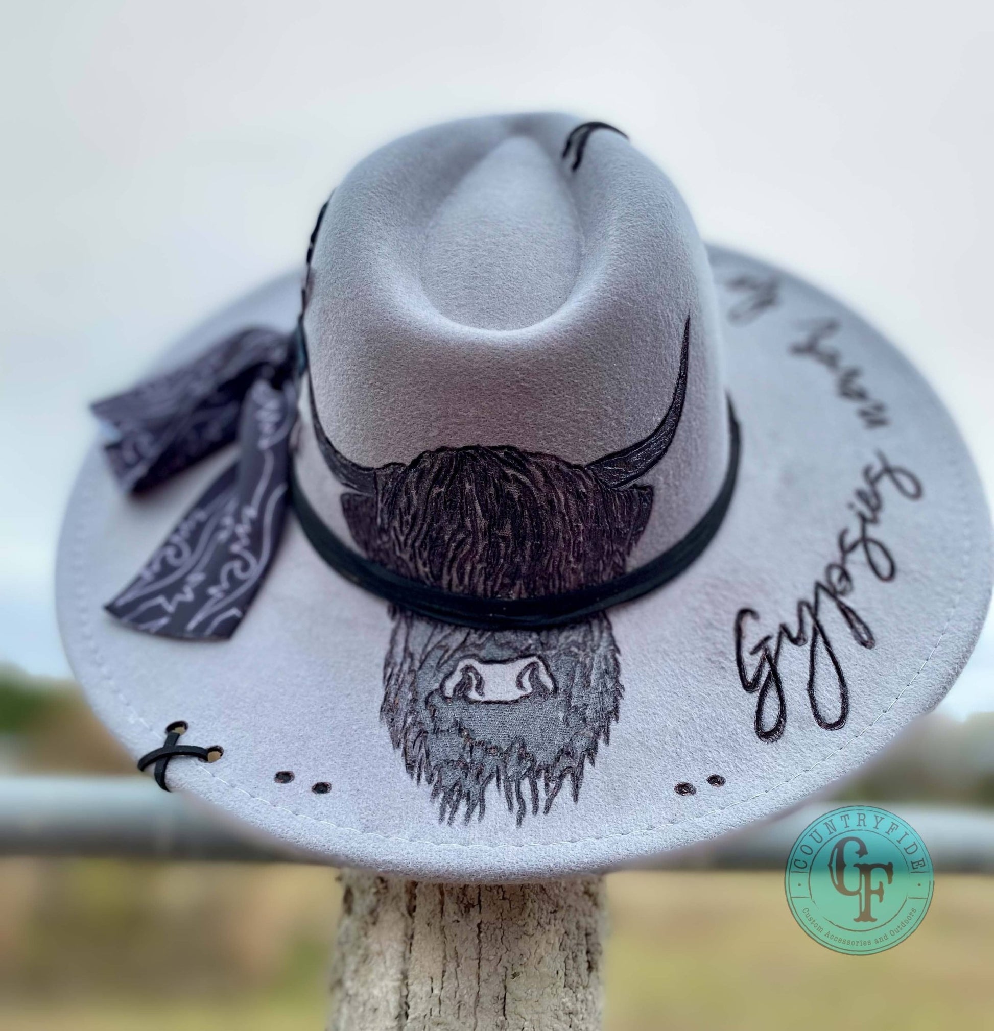 GYPSIES NEVER DIE FEDORA - CountryFide Custom Accessories and Outdoors