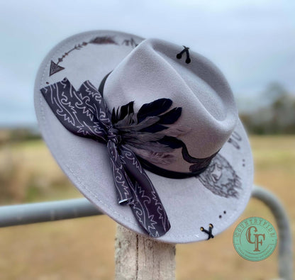 GYPSIES NEVER DIE FEDORA - CountryFide Custom Accessories and Outdoors