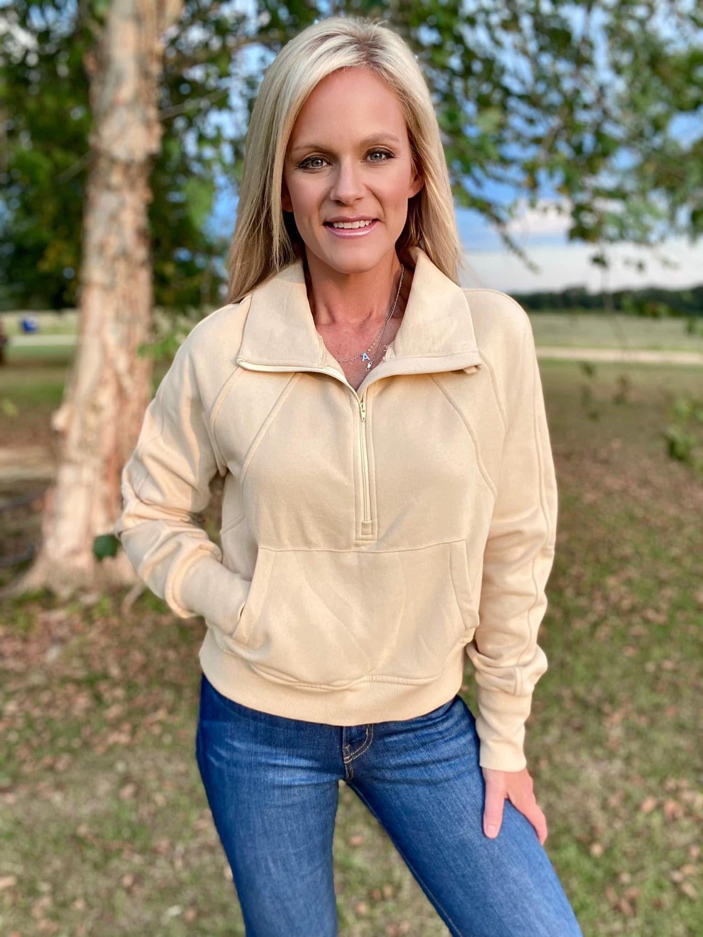 HALF ZIP PULL - OVER FLEECE TOPS - CountryFide Custom Accessories and Outdoors