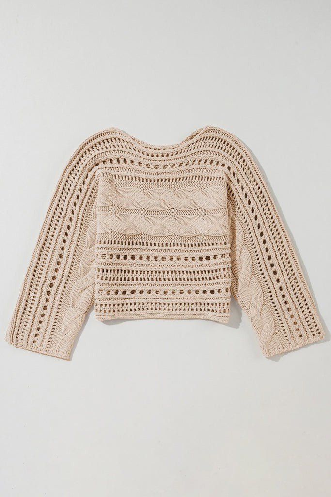 HALLOWED CABLE KNIT SWEATER - PREORDER - CountryFide Custom Accessories and Outdoors