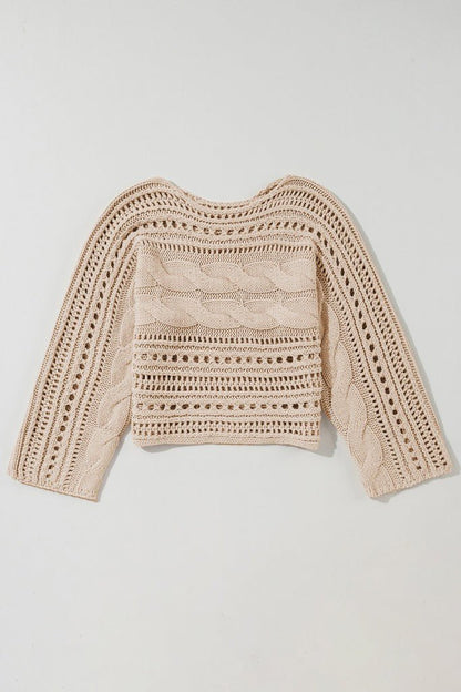 HALLOWED CABLE KNIT SWEATER - PREORDER - CountryFide Custom Accessories and Outdoors