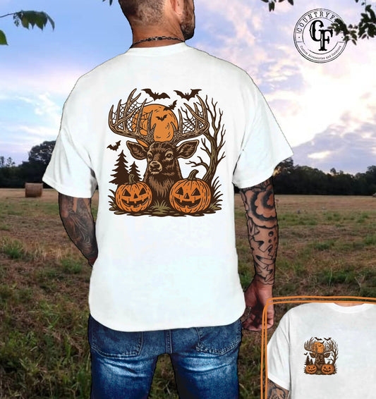 HALLOWEN DEER TEE - CountryFide Custom Accessories and Outdoors