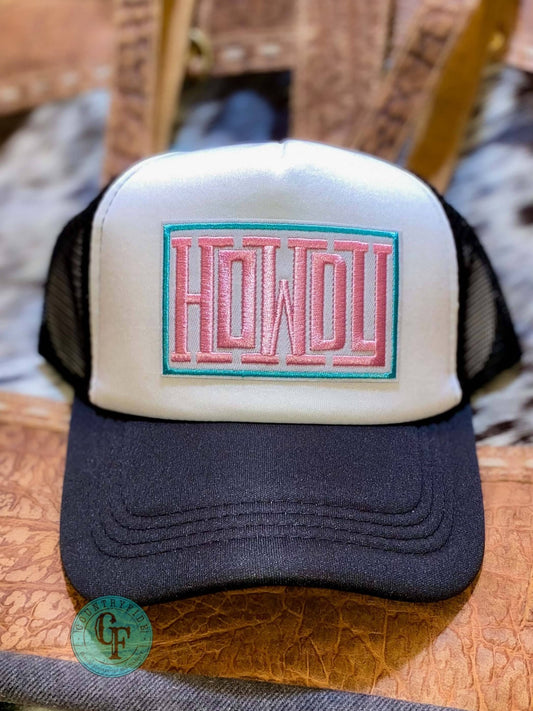 HOWDY EMBROIDERY PATCH CAP - CountryFide Custom Accessories and Outdoors