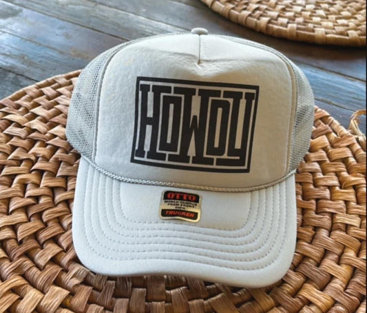 HOWDY FOAM FRONT CAP - CountryFide Custom Accessories and Outdoors