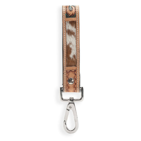 Jackstone Hand-tooled Leather Key Fob - CountryFide Custom Accessories and Outdoors