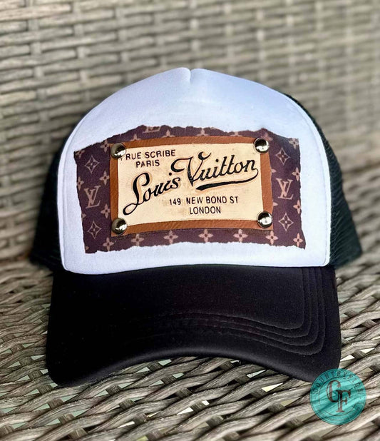 L to the V LEATHER PATCH FOAM FRONT TRUCKER CAP - CountryFide Custom Accessories and Outdoors
