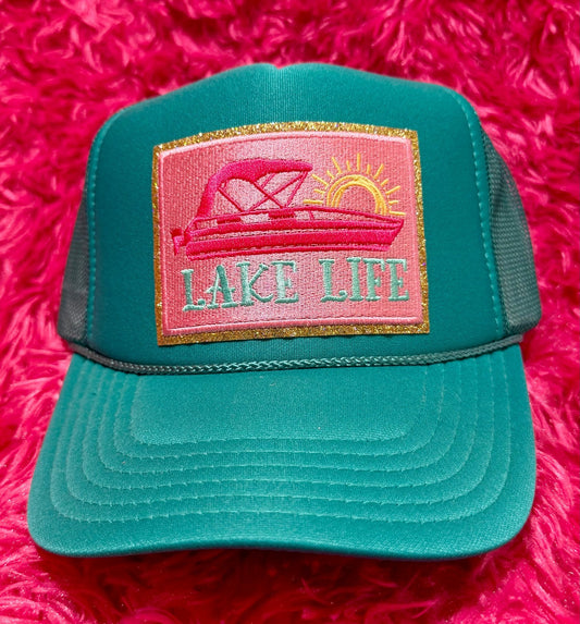 LAKE LIFE TRUCKER CAP - CountryFide Custom Accessories and Outdoors