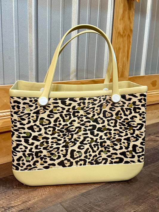 LEOPARD BOG TOTE - XL - CountryFide Custom Accessories and Outdoors