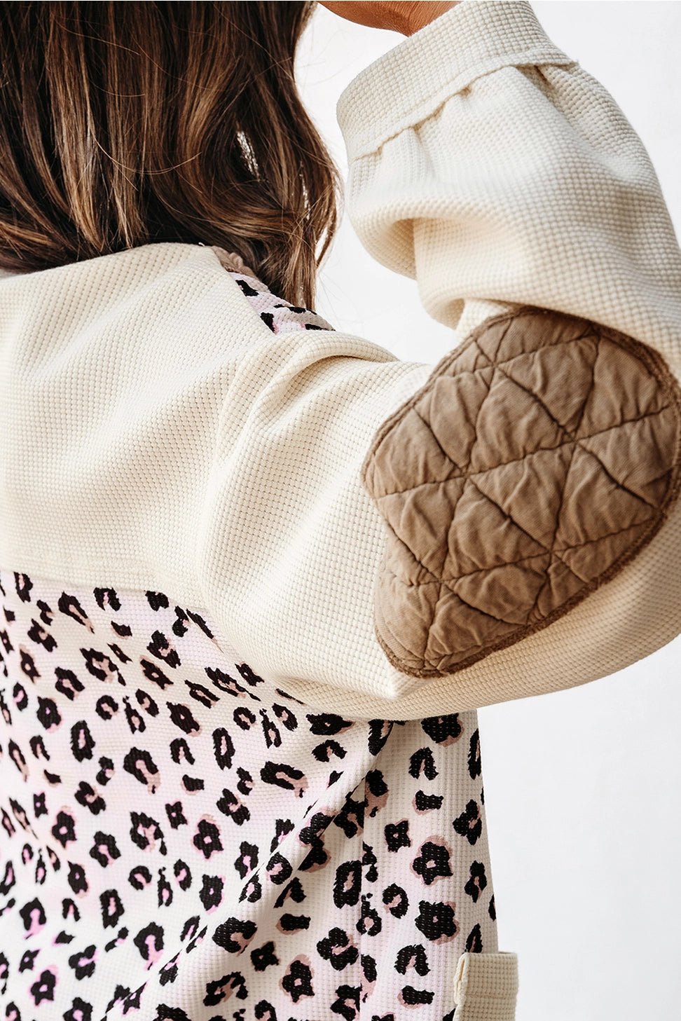 Leopard Waffle Quilted Patchwork Jacket - CountryFide Custom Accessories and Outdoors