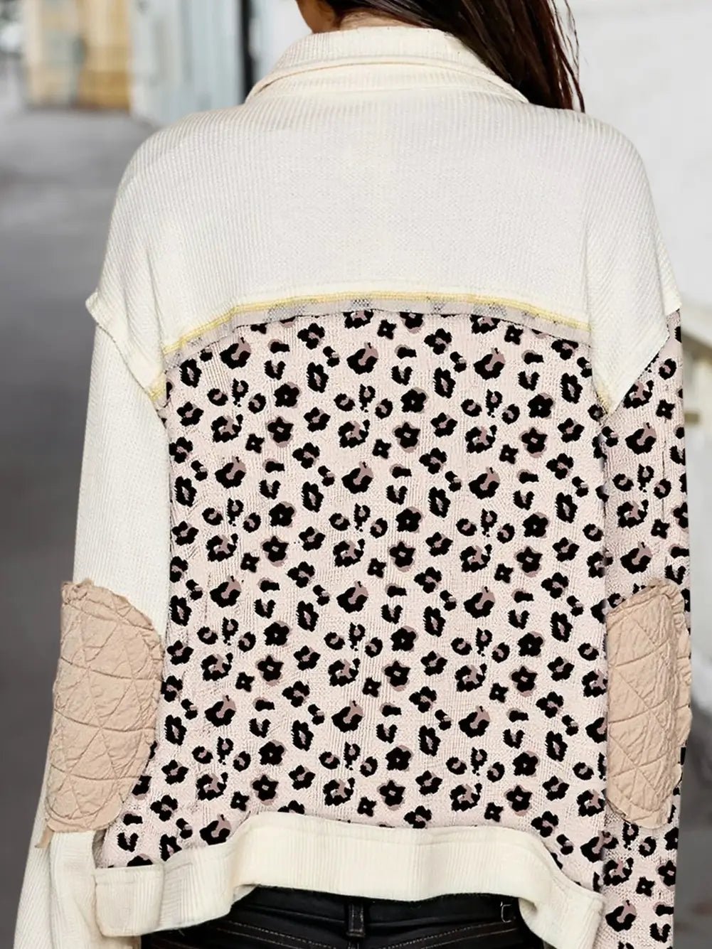 Leopard Waffle Quilted Patchwork Jacket - CountryFide Custom Accessories and Outdoors