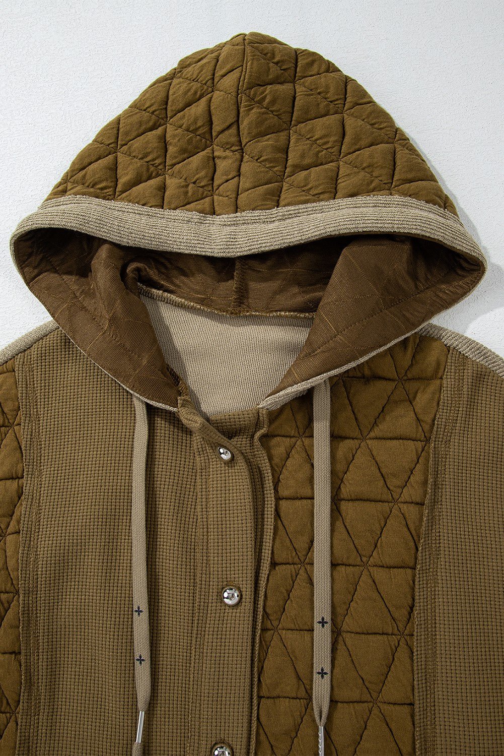 LOOSE FIT GREEN TEXTURED HOODED JACKET - CountryFide Custom Accessories and Outdoors