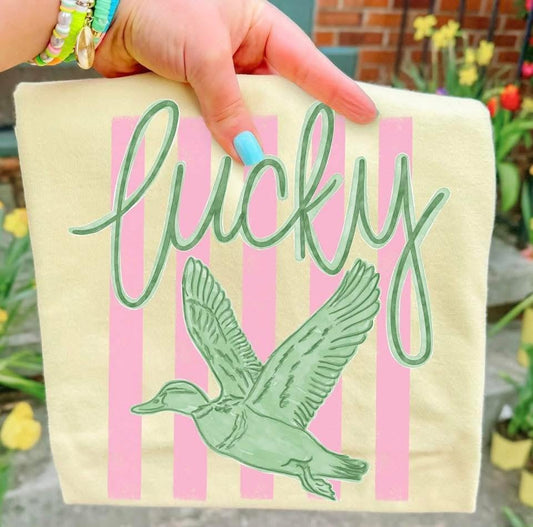 LUCKY DUCK TEE - CountryFide Custom Accessories and Outdoors