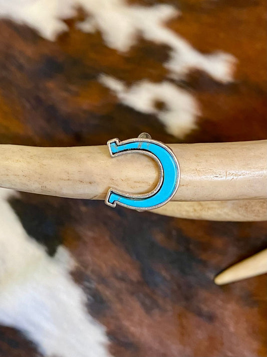 LUCKY TURQUOISE STRETCH RING - CountryFide Custom Accessories and Outdoors