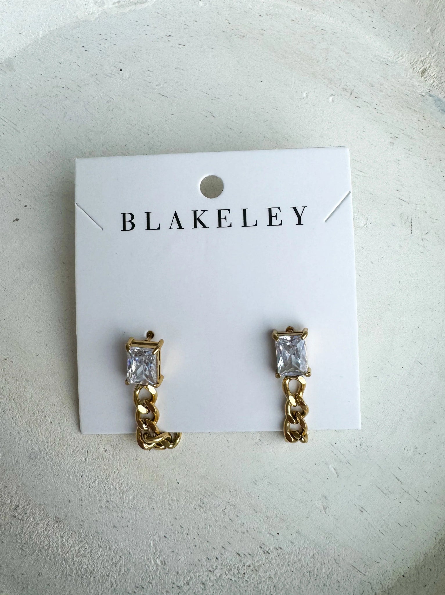 LUXE LINK DIAMOND EARRINGS - CountryFide Custom Accessories and Outdoors