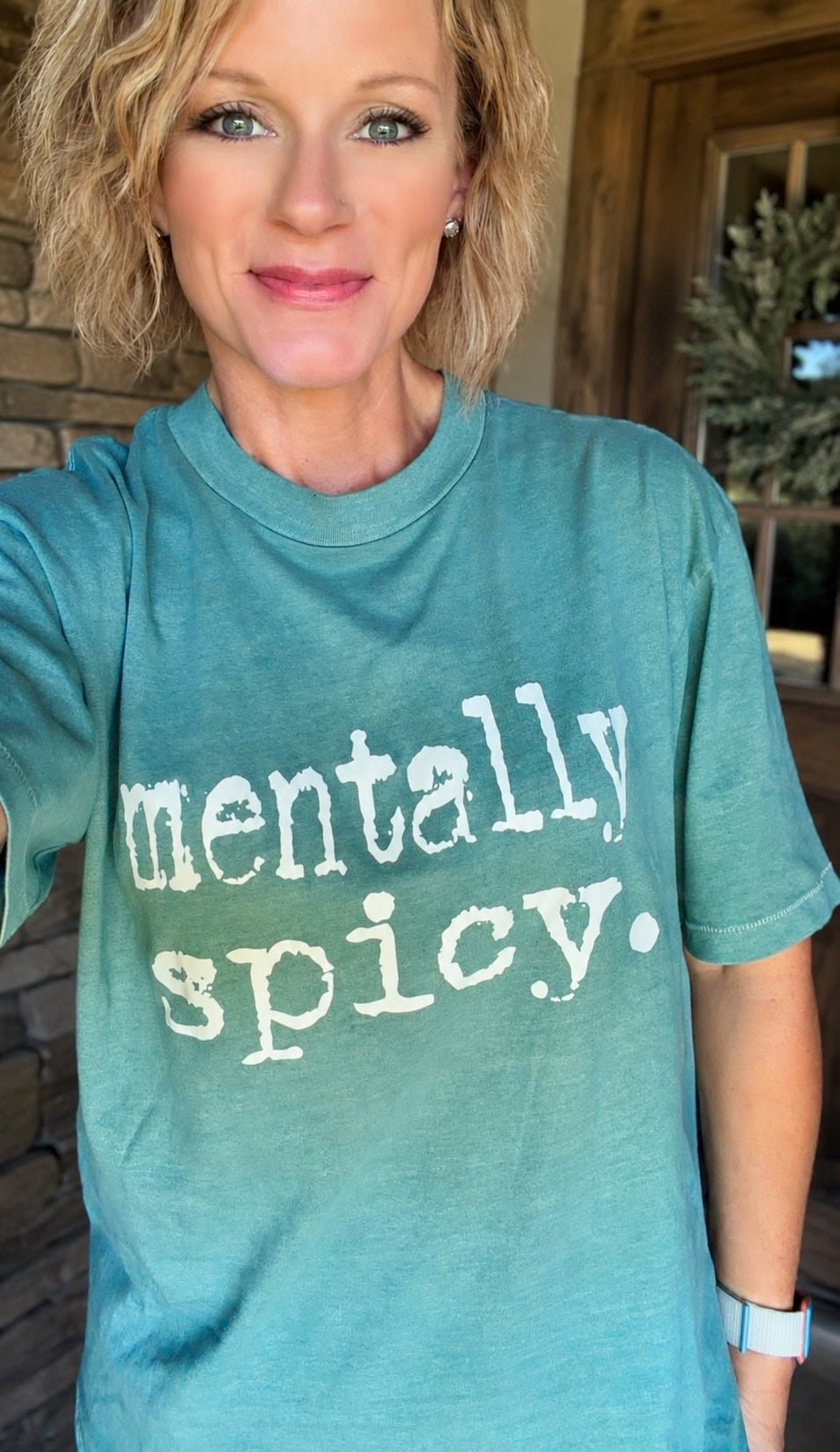 MENTALLY SPICY OVERSIZED WASHED TEE - CountryFide Custom Accessories and Outdoors
