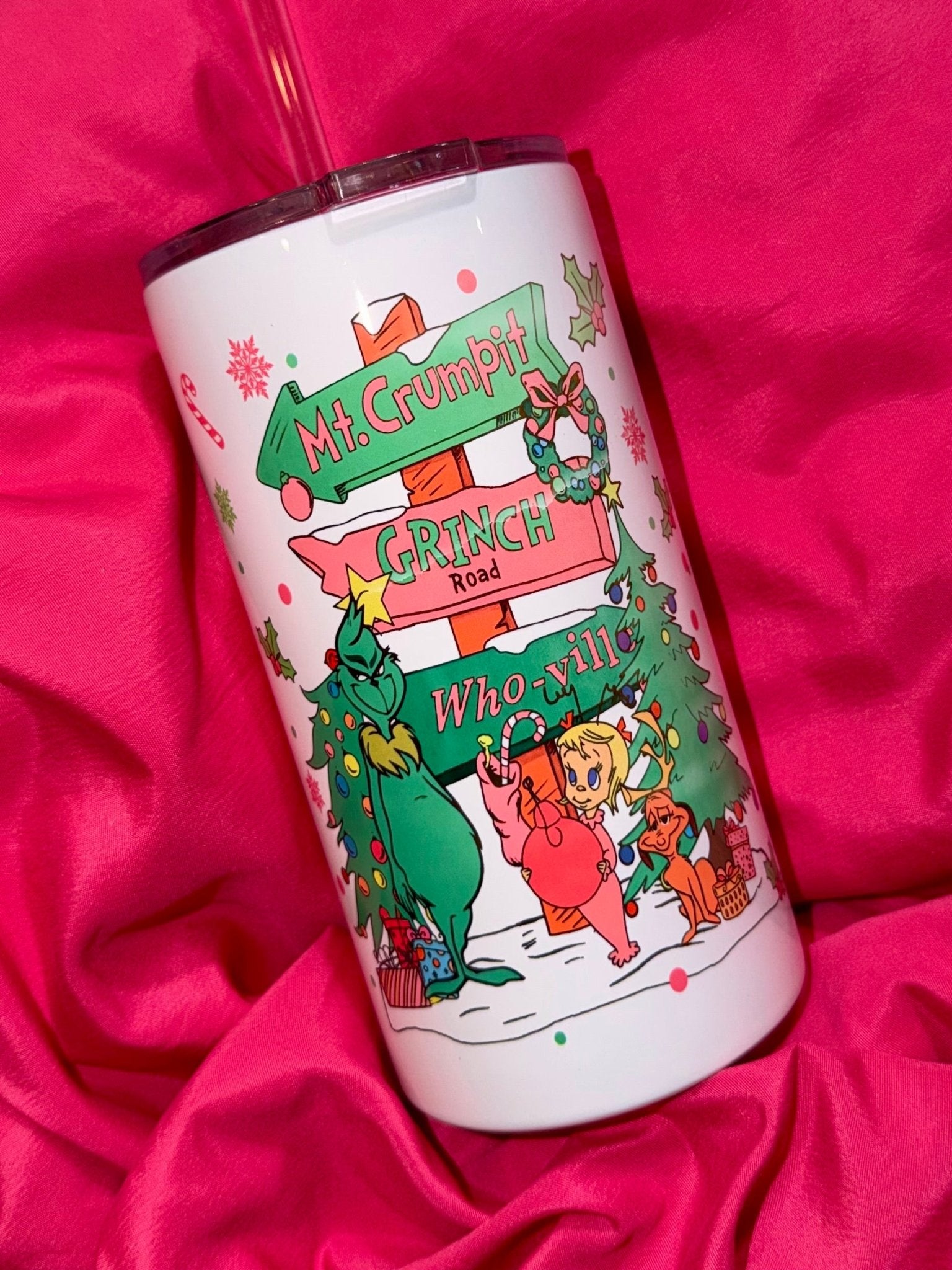 MERRY GREEN CHRISTMAS TUMBLER 16 oz - CountryFide Custom Accessories and Outdoors