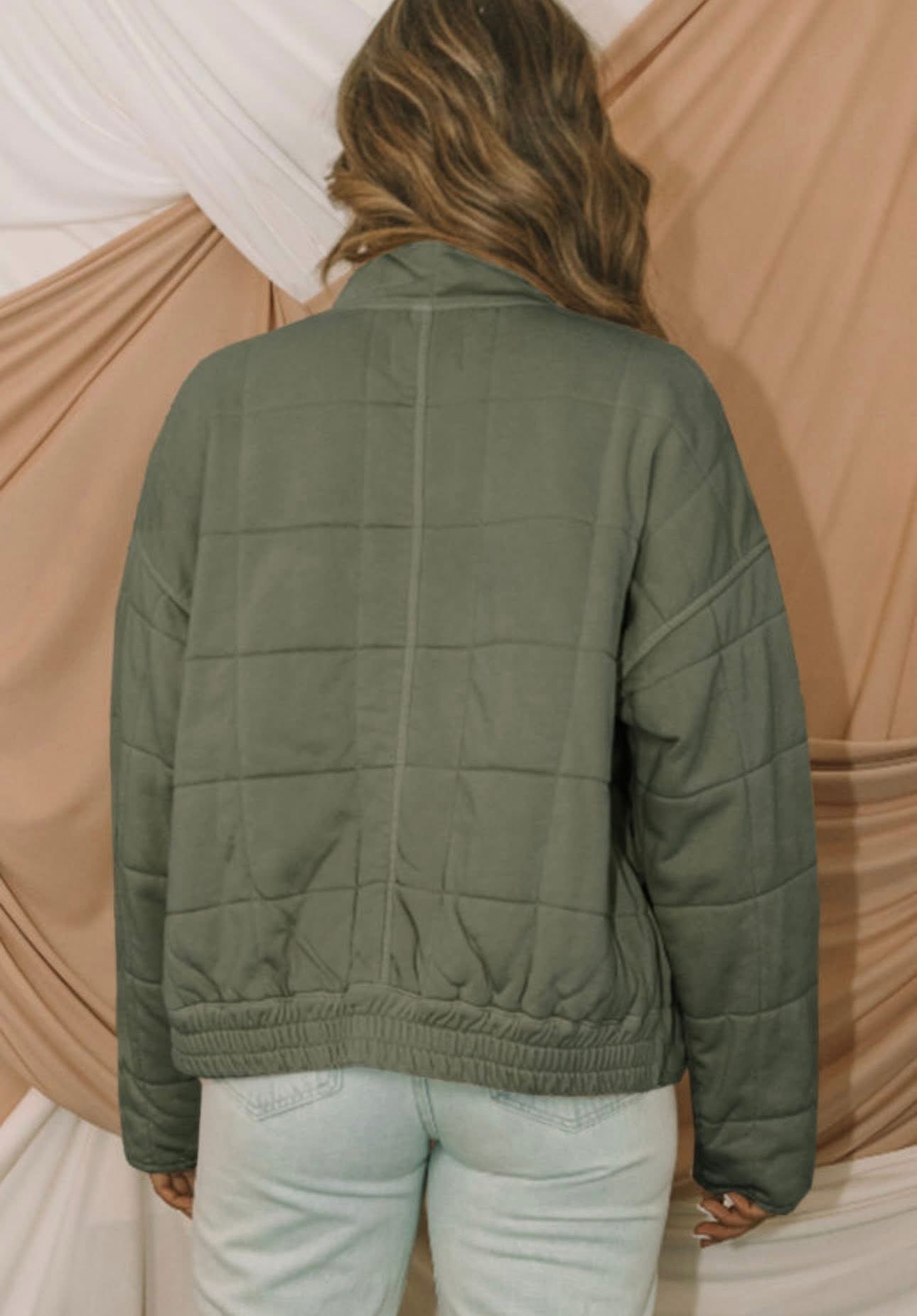 MILITARY GREEN QUILTED JACKET - CountryFide Custom Accessories and Outdoors