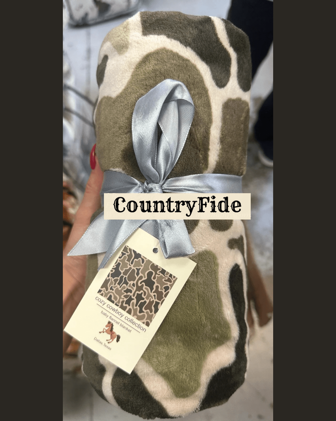 Montgomery Camo Super Plush Baby Blanket - CountryFide Custom Accessories and Outdoors