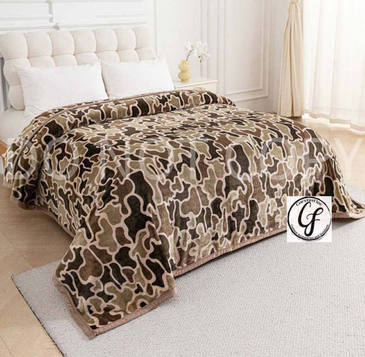 Montgomery Camo Super Plush Blanket - **PREORDER** - CountryFide Custom Accessories and Outdoors