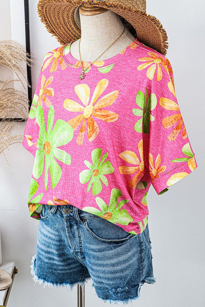 NEON FLORAL BAGGY TEE - CountryFide Custom Accessories and Outdoors