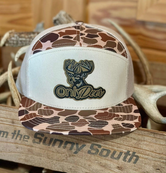 ONLY DEER WIDE PANEL CAP - CountryFide Custom Accessories and Outdoors