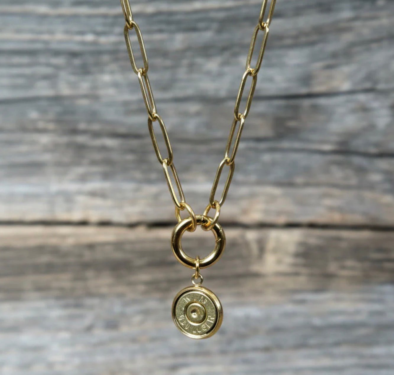 Paperclip Necklace - Silver and Gold - CountryFide Custom Accessories and Outdoors