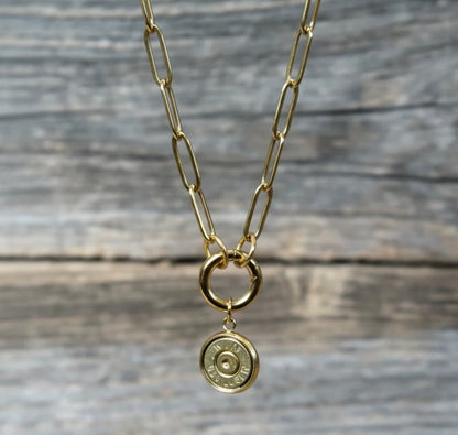 Paperclip Necklace - Silver and Gold - CountryFide Custom Accessories and Outdoors