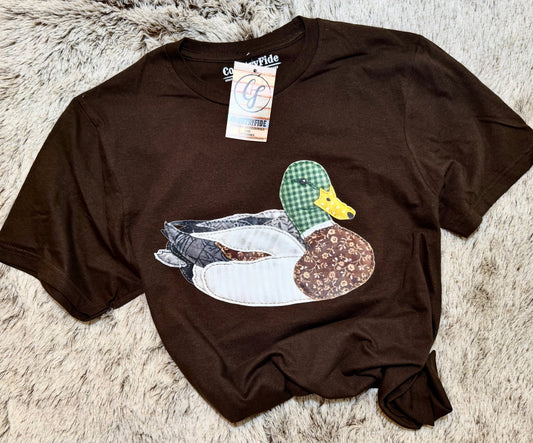 PATCHWORK DUCK TEE - CountryFide Custom Accessories and Outdoors