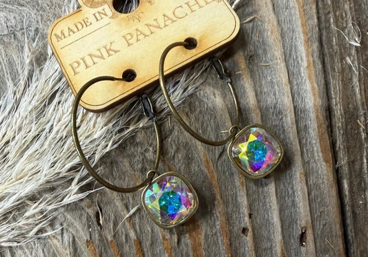 Pink Panache Hoop A/B Stone - CountryFide Custom Accessories and Outdoors