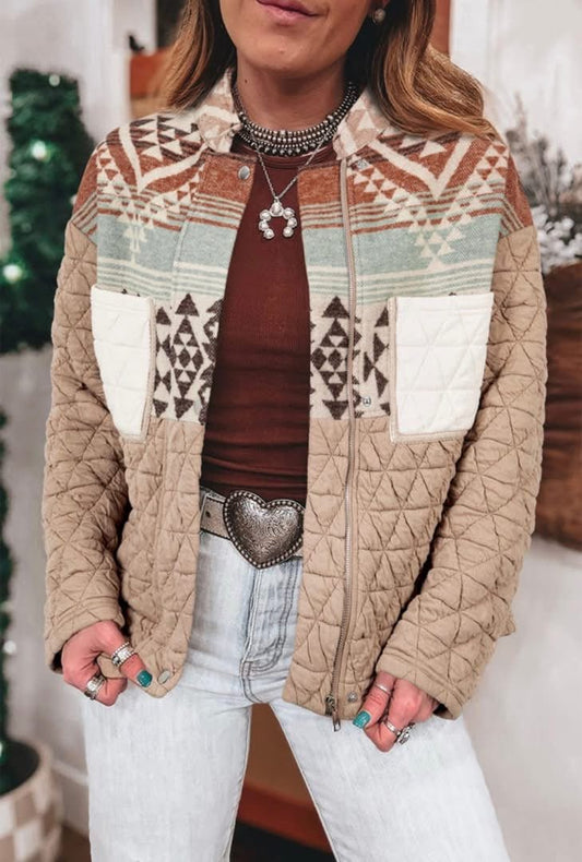 Quilted Aztec Dream Jacket - CountryFide Custom Accessories and Outdoors