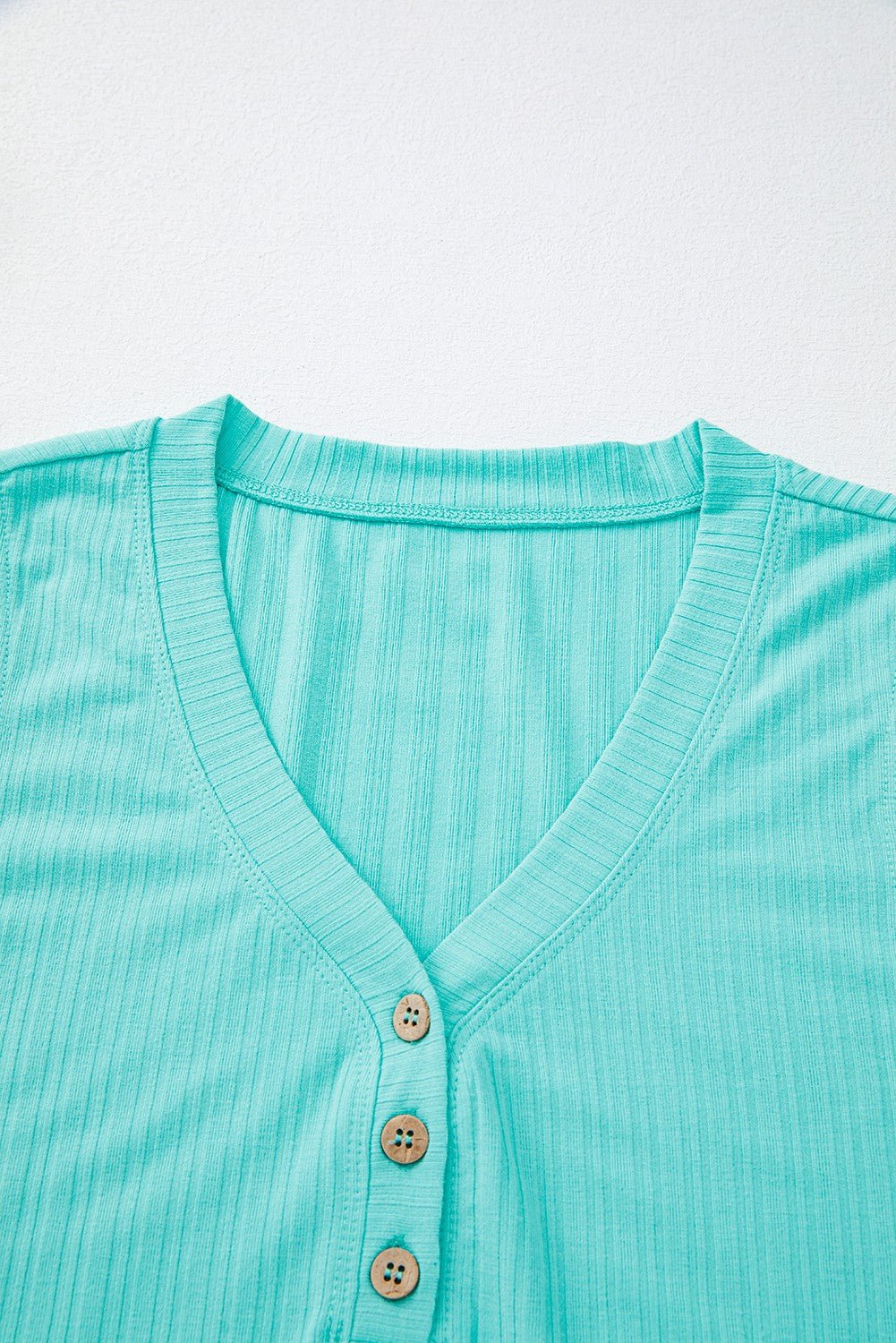 Ribbed Button V Neck Tank Top and Shorts Set - CountryFide Custom Accessories and Outdoors