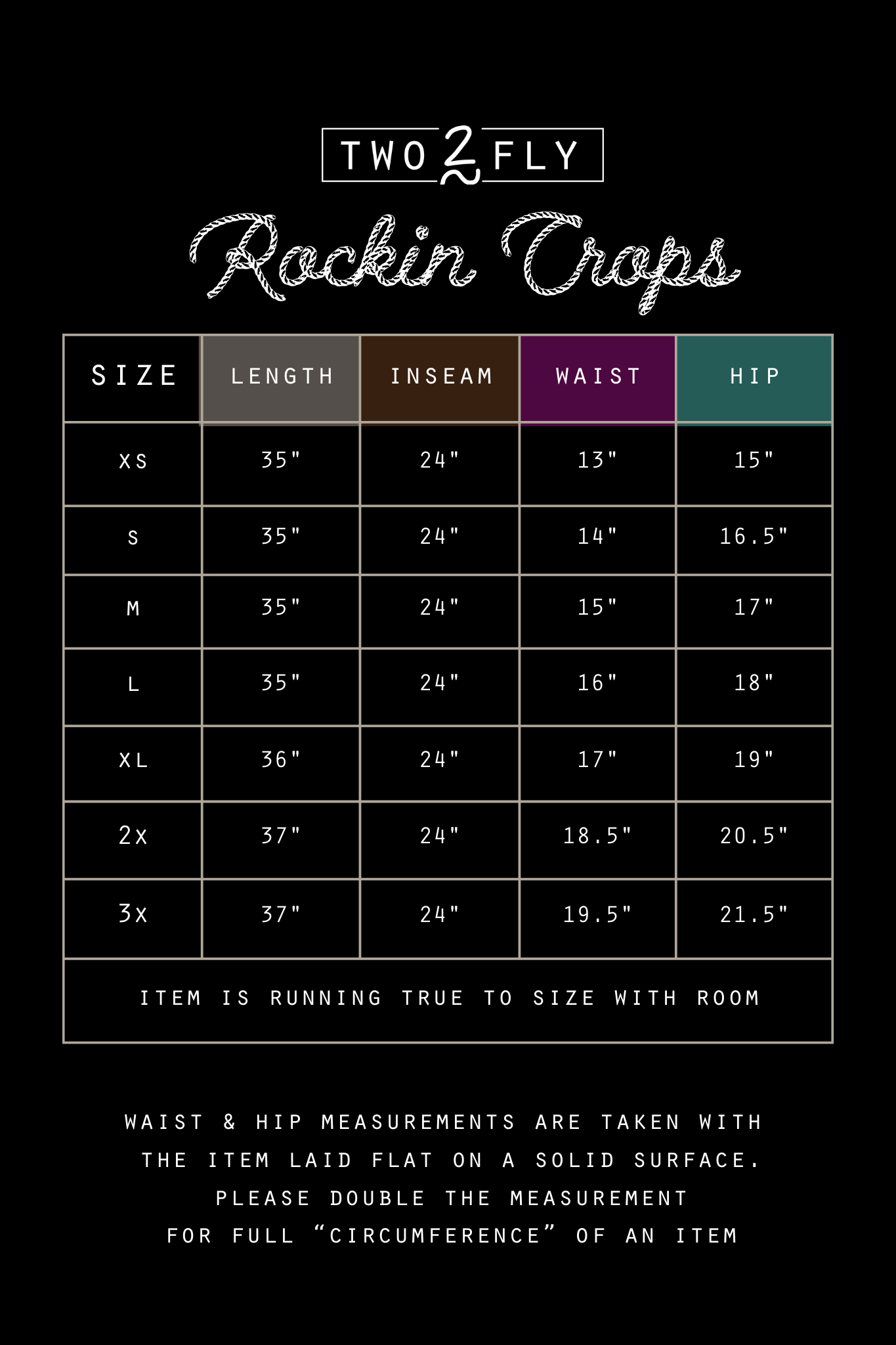 ROCKIN CROPS [NO XL]