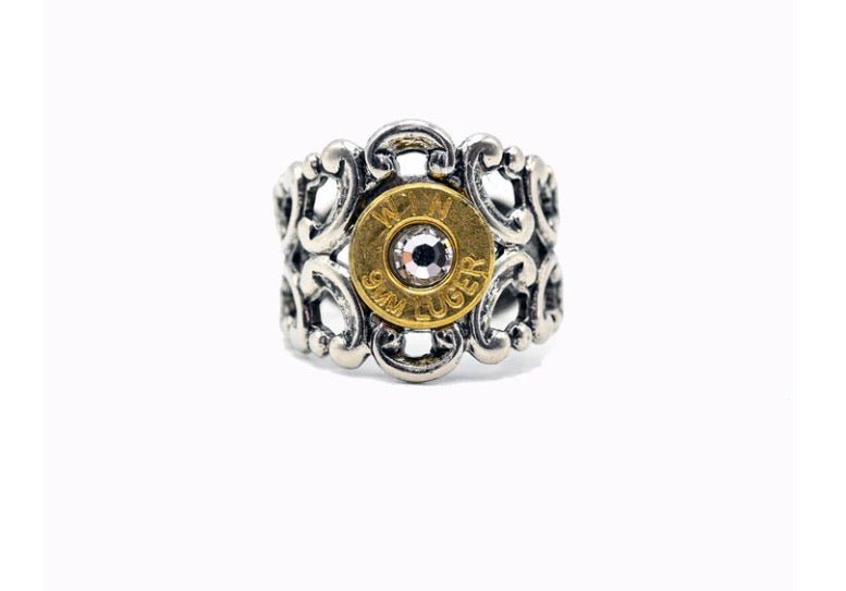 Romantic Scroll Rings - Brass and Silver - CountryFide Custom Accessories and Outdoors
