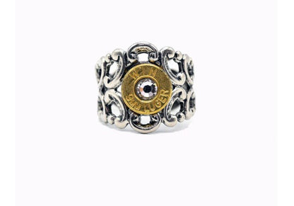 Romantic Scroll Rings - Brass and Silver - CountryFide Custom Accessories and Outdoors