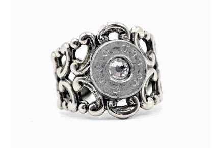 Romantic Scroll Rings - Brass and Silver - CountryFide Custom Accessories and Outdoors